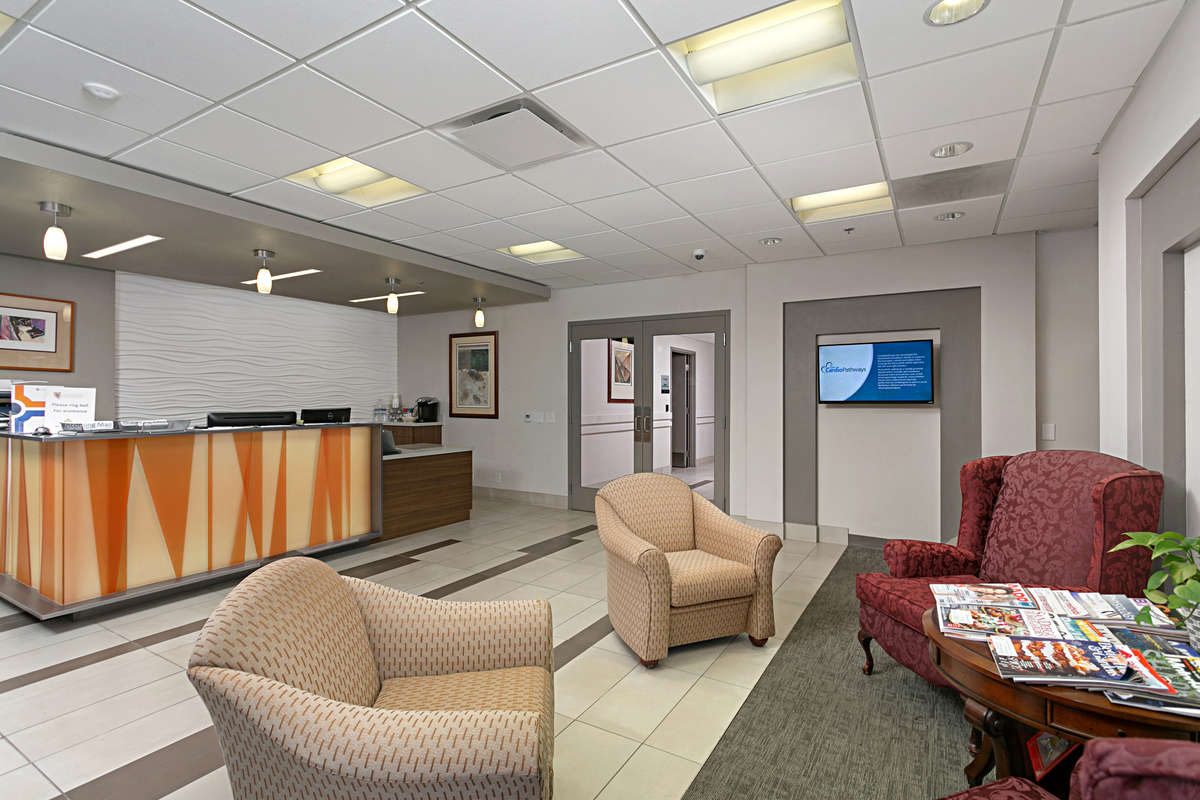 Renovated lobby and reception
